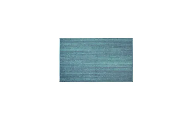 Solid Blue Washable Rug