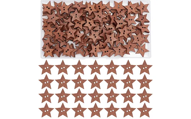 1 Bag Baking Paint Wooden Buttons