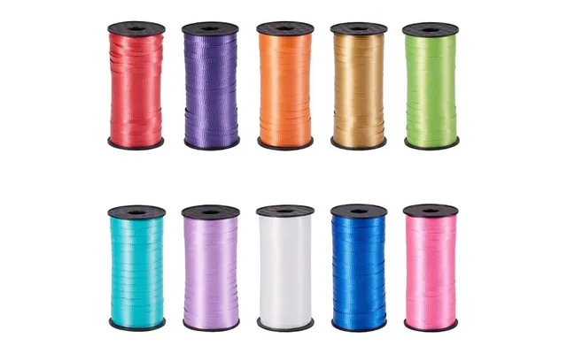 10 Rolls Curling Ribbon Balloon Ribbons For Party And Festival Decoration
