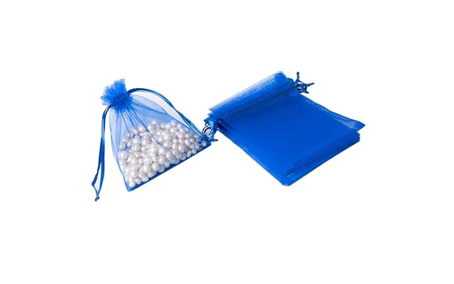 100pcs Rectangle Organza Diy Craft Drawstring Bags
