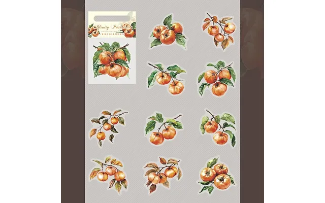 10pcs Fruit Pet Self-adhesive Stickers product image