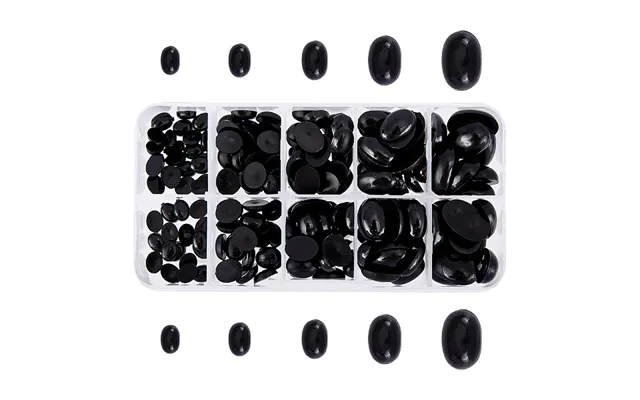 180pcs 5 Sizes Doll Nose Eyes