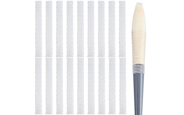 200pcs Pe Makeup Brush Protector Reusable Expandable Mesh Cover
