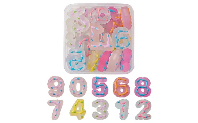 20pcs Transparent Frosted Acrylic Beads