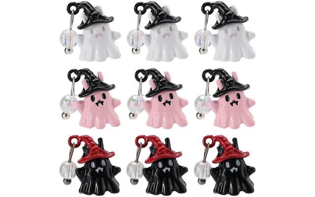 30pcs 3 Colors Halloween Alloy Pendants