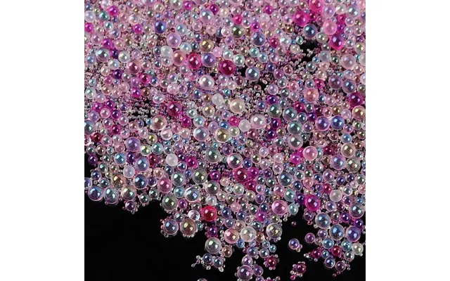 Ab-color Plated Diy 3d Nail Art Decoration Mini Glass Beads