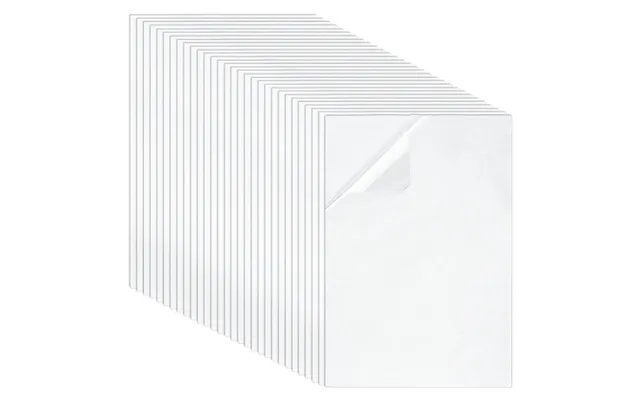 Benecreat 30pcs 12x8 Inch Whitesmoke Heat Transfer Plastic
