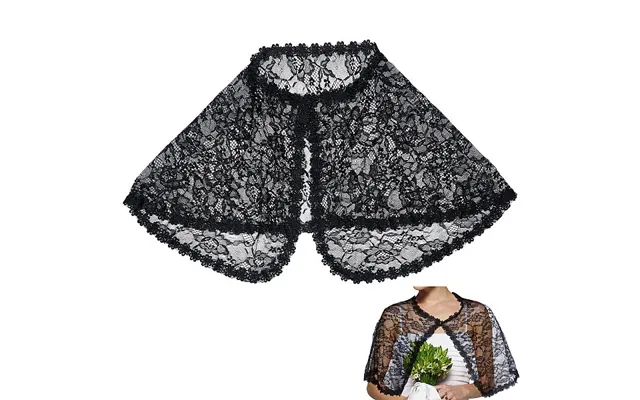 Detachable Polyester Bridal Lace Shawls