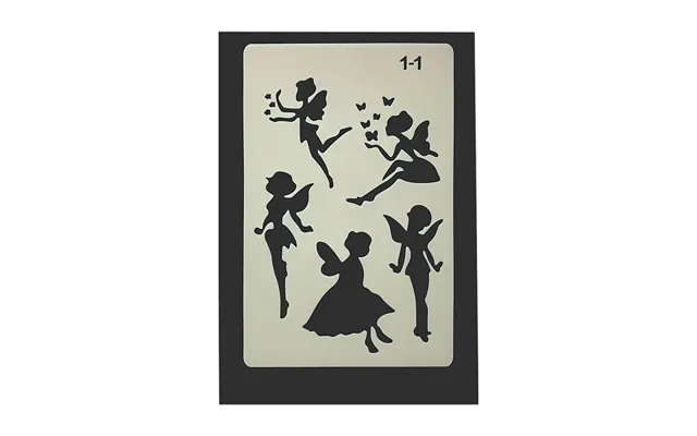 Eco-friendly Pet Plastic Hollow Painting Silhouette Stencil