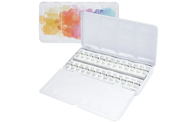Iron Empty Watercolor Paint Pans