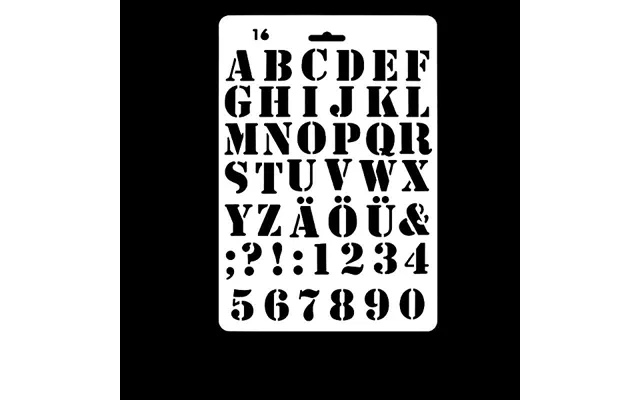 Pet Plastic Hollow Painting Silhouette Stencil product image