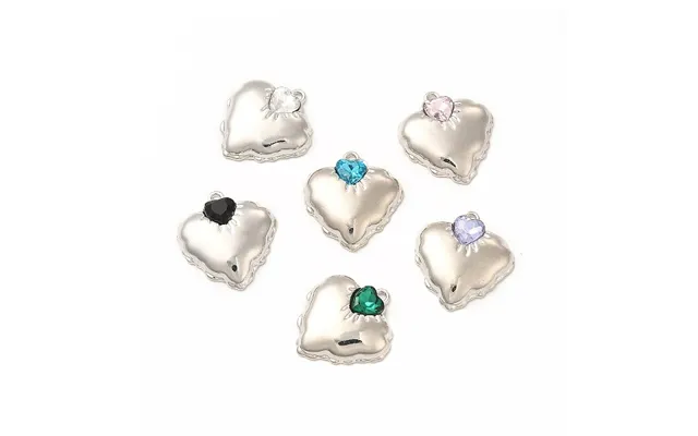 Rack Plating Alloy With Glass Pendants