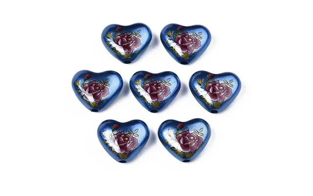 Spray Painted Opaque Acrylic Beads