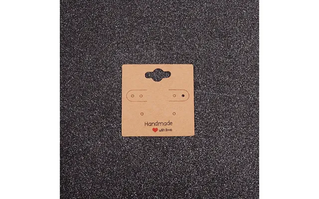 Square Kraft Paper Earring Display Cards