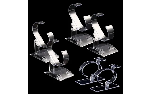 Transparent Plastic Wrist Watch Display Holder