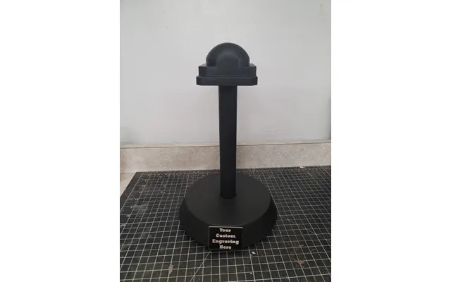 Custom Engraved Helmet Display Stand product image
