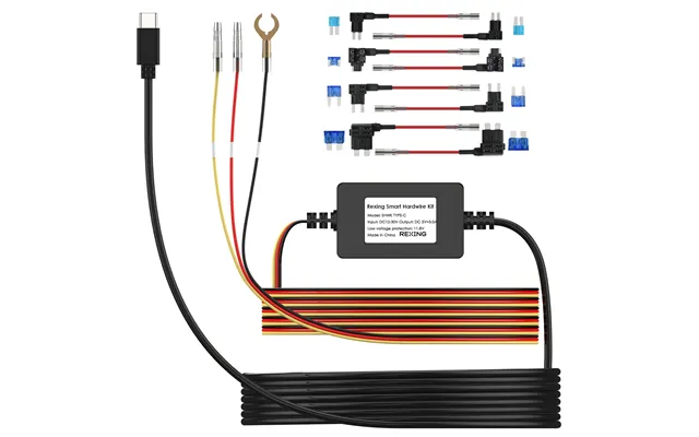 Rexing Dash Cam Smart Hardwire Kit - Type-c Hard Wire Kit Fuse Only For R4