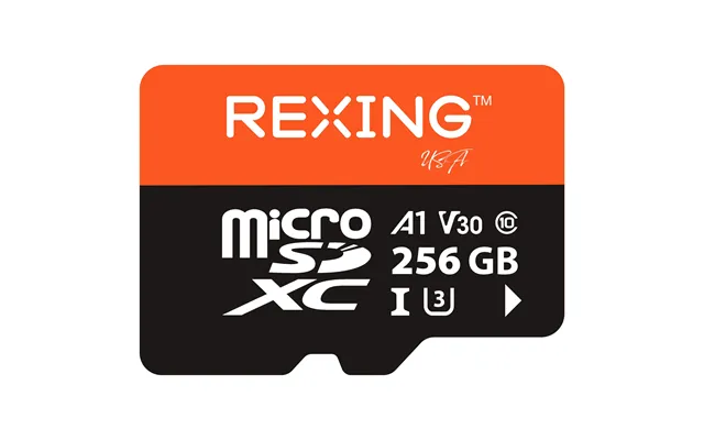 Rexing Microsdxc Uhs-3 4k Full Hd Video High Speed Transfer Monitoring Sd Card With Adapter For Dash Cams - Surveillance