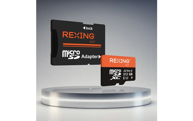 Rexing Microsdxc Uhs-3 4k Full Hd Video High Speed Transfer Monitoring Sd Card With Adapter For Dash Cams - Surveillance product image