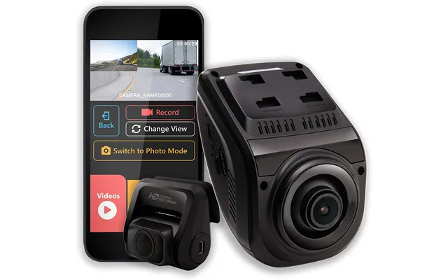 Rexing V1p 3rd Generation Dual 1080p Full Hd Front And Rear Dash Cam With Wi-fi