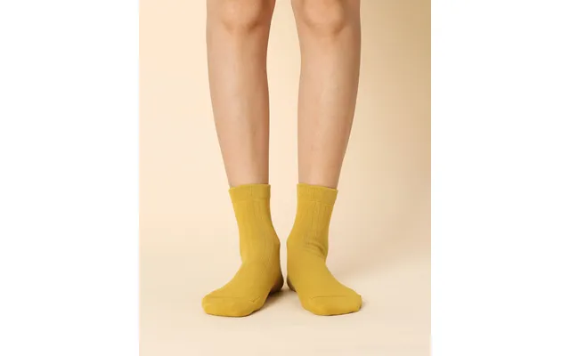 Women's Cotton Ankle Socks Fuji - Mustard product image