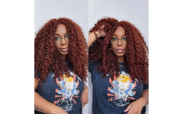 Sunber Hair Glueless Lace Wig 7×5 Pre Cut Upgrade Bye Bye Knots Human Hair Wigs Reddish Brown Jerry Curly Flash Deal