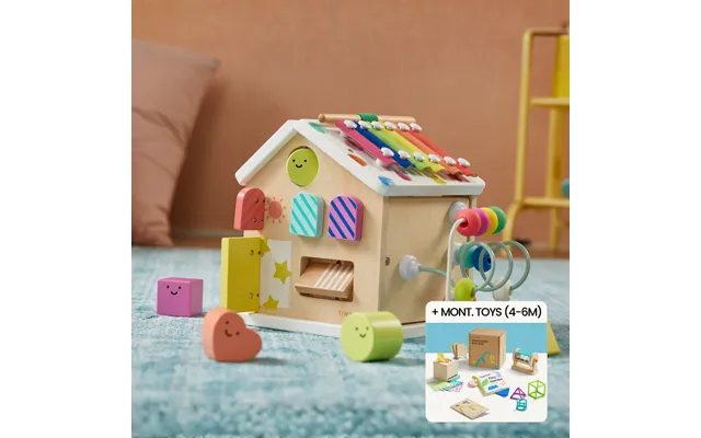 Brain & Hands Playset Montessori Box 4 6 Months Activity Cube