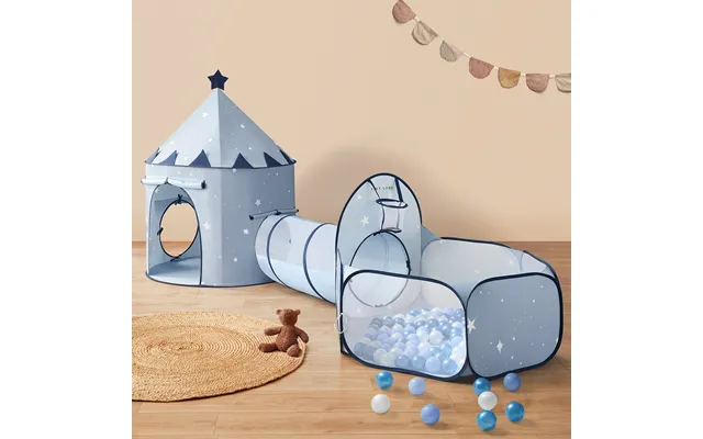 Tiny Land Adventure 3-in-1 Play Tunnel & Ocean Ball Set - Blue product image