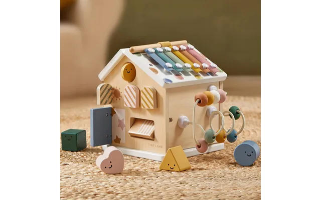 Tiny Land Cottage Activity Cube - Morandi