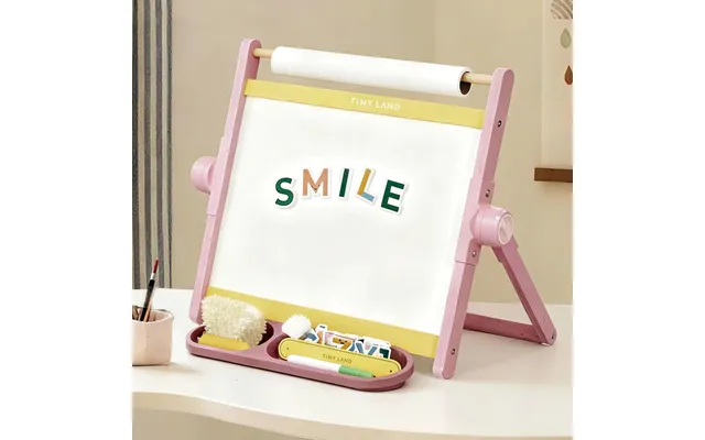 Tiny Land Double-sided Magnetic Tabletop Easel - Pink