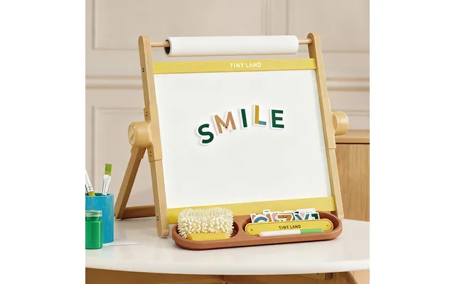Tiny Land Double-sided Magnetic Tabletop Easel - Yellow