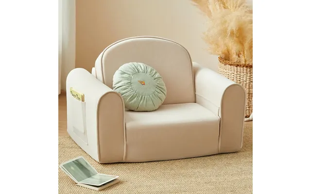 Tiny Land Gentlesnug Kid Chair - Beige White