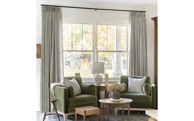 Liz Loft Curtain Extra Long Pleated Curtains - Grey 1908-11 product image