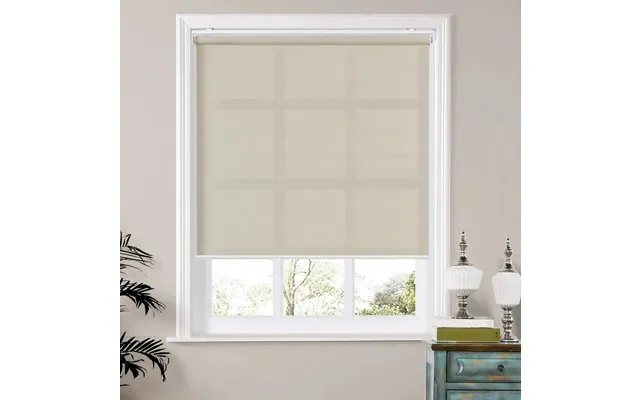 Taylor Light Filtering Waterproof Cordless Roller Blinds - Tiny Beige 321