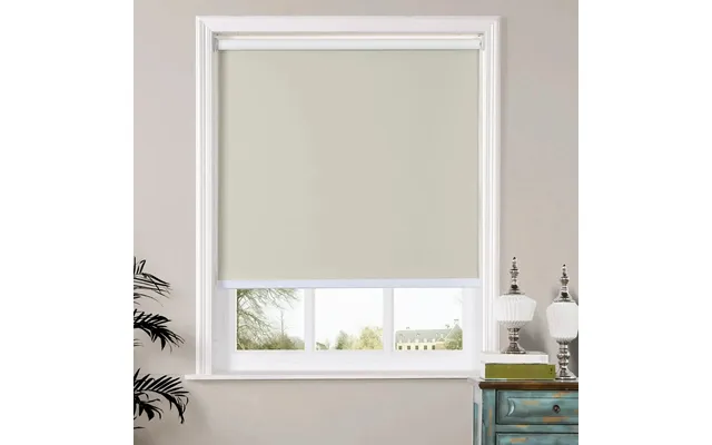 Wayne Blackout Waterproof Loop Control Fabric Roller Shade - Off-white 323