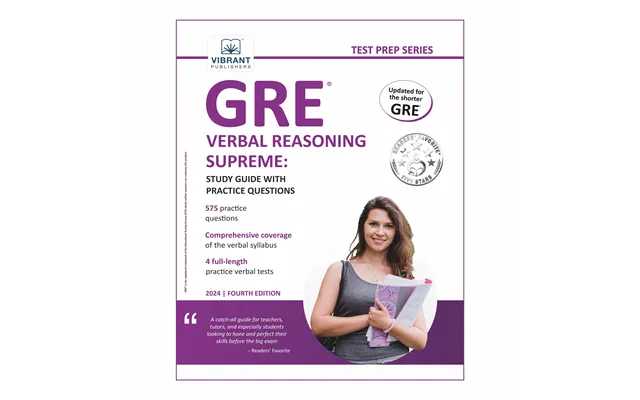 Gre Verbal Reasoning Supreme Study Guide With Practice Questions 2024 Edition product image