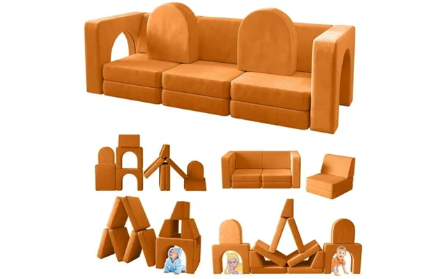 13 Pcs Toddler Sofa For Kids Linor Modular Kids Couch For Playroom Kids Play Couch For Toddlers 1-3 Kids Sofa Couch Kids product image