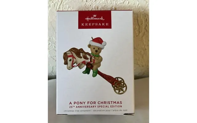 A Pony For Christmas Special Edition 25th Anniversary Ornament product image