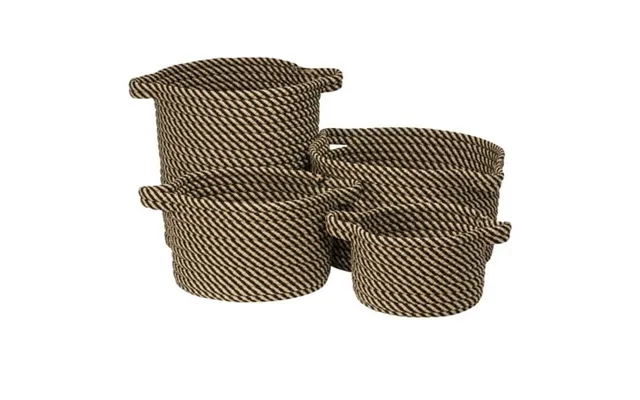 Colonial Mills Homestead 4-piece Basket Set - Onyx product image