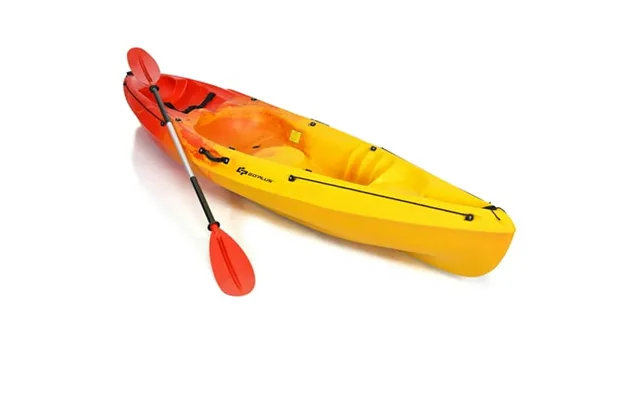 Costway Single Sit-on-top Kayak 0ne Person Kayak Boat W Detachable Aluminum Paddle product image