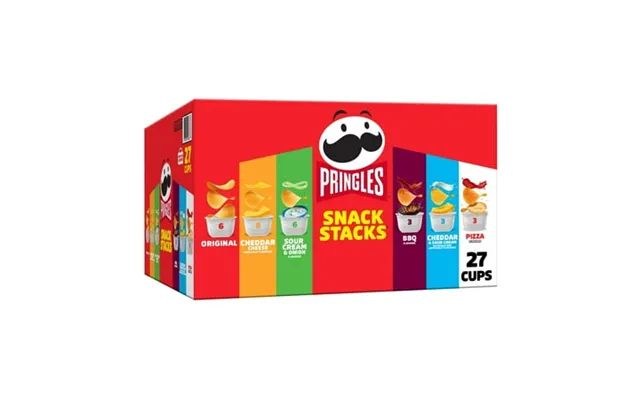 Pringles Snack Stacks Variety Pack Potato Crisps Chips Lunch Snacks 27 Count product image