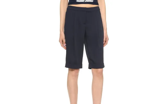 Rebecca Minkoff Women S Nathan Boyfriend Shorts 4 Navy Blue product image