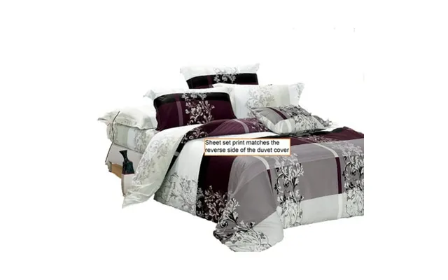 Swanson Beddings May 100% Cotton Sheet Set Fitted Sheet Flat Sheet And Two Matching Pillowcases Queen product image