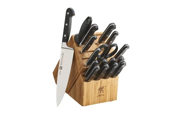 Zwilling Professional S 18-piece Knife Block Set Chef Knife Serrated Utility Knife Steak Knife Set Black product image
