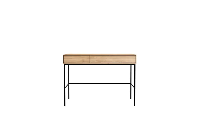 Varnished Oak 2-drawer Desk Ethnicraft Whitebird product image