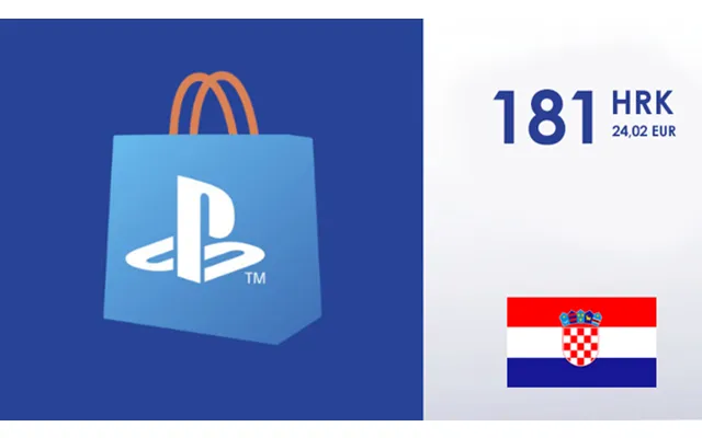 Playstation Network Gift Card 181 Hrk - Psn Croatia