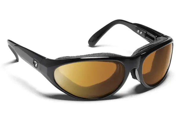 7eye By Panoptx Diablo Sunglasses - Glossy Black Frame With Sharpview Copper Pc Lenses product image