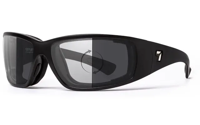 7eye By Panoptx Taku Plus Sunglasses - Matte Black Frame With Photochromic Eclypse Lenses