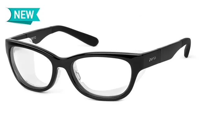 7eye By Panoptx Ziena Marina - Glossy Black Frame With Sharpview Clear Lenses