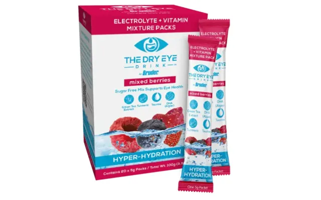 Dry Eye Drink Hydration Supplement - Am Mixed Berry Box Of 20